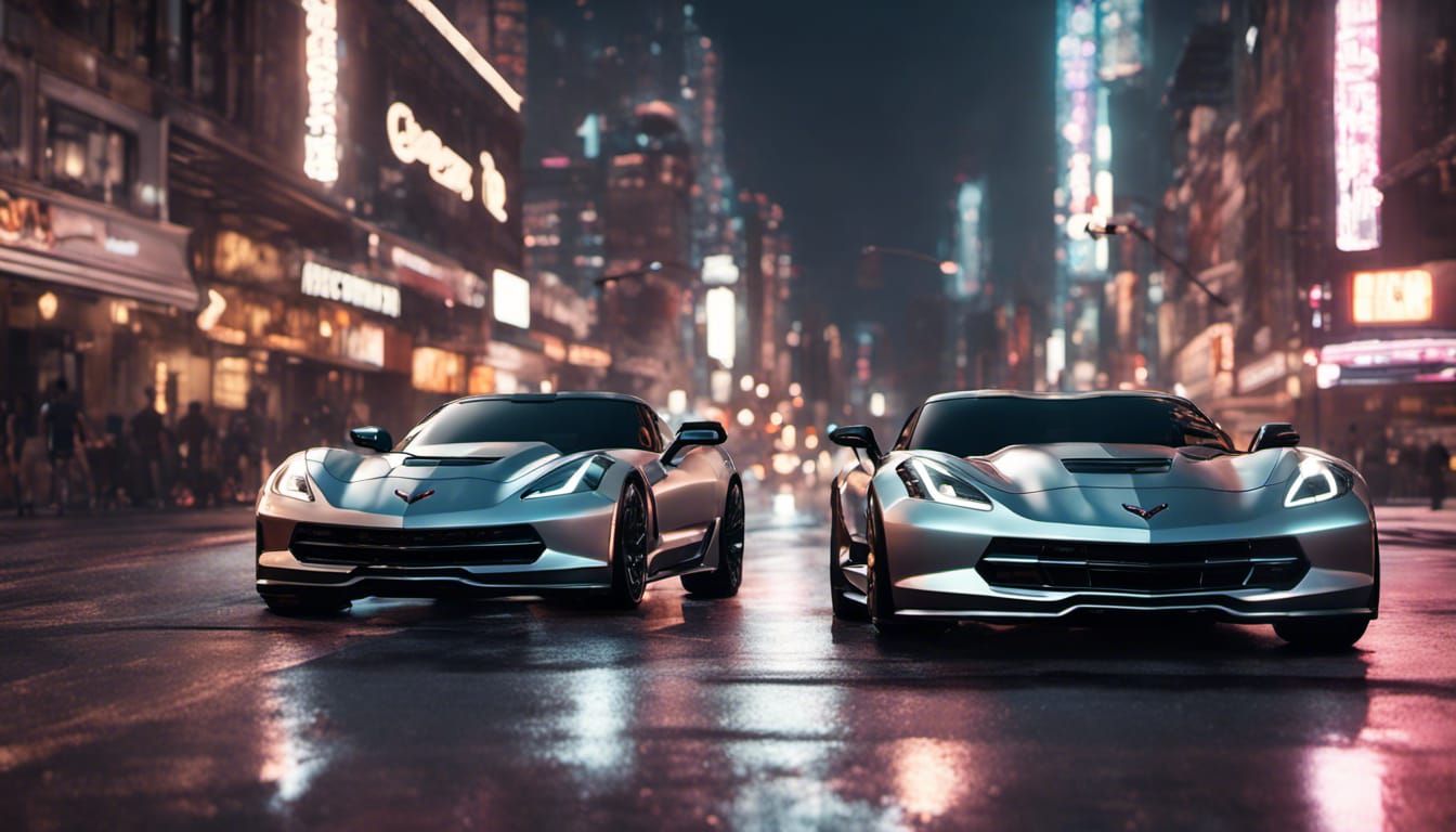 Corvettes - AI Generated Artwork - NightCafe Creator