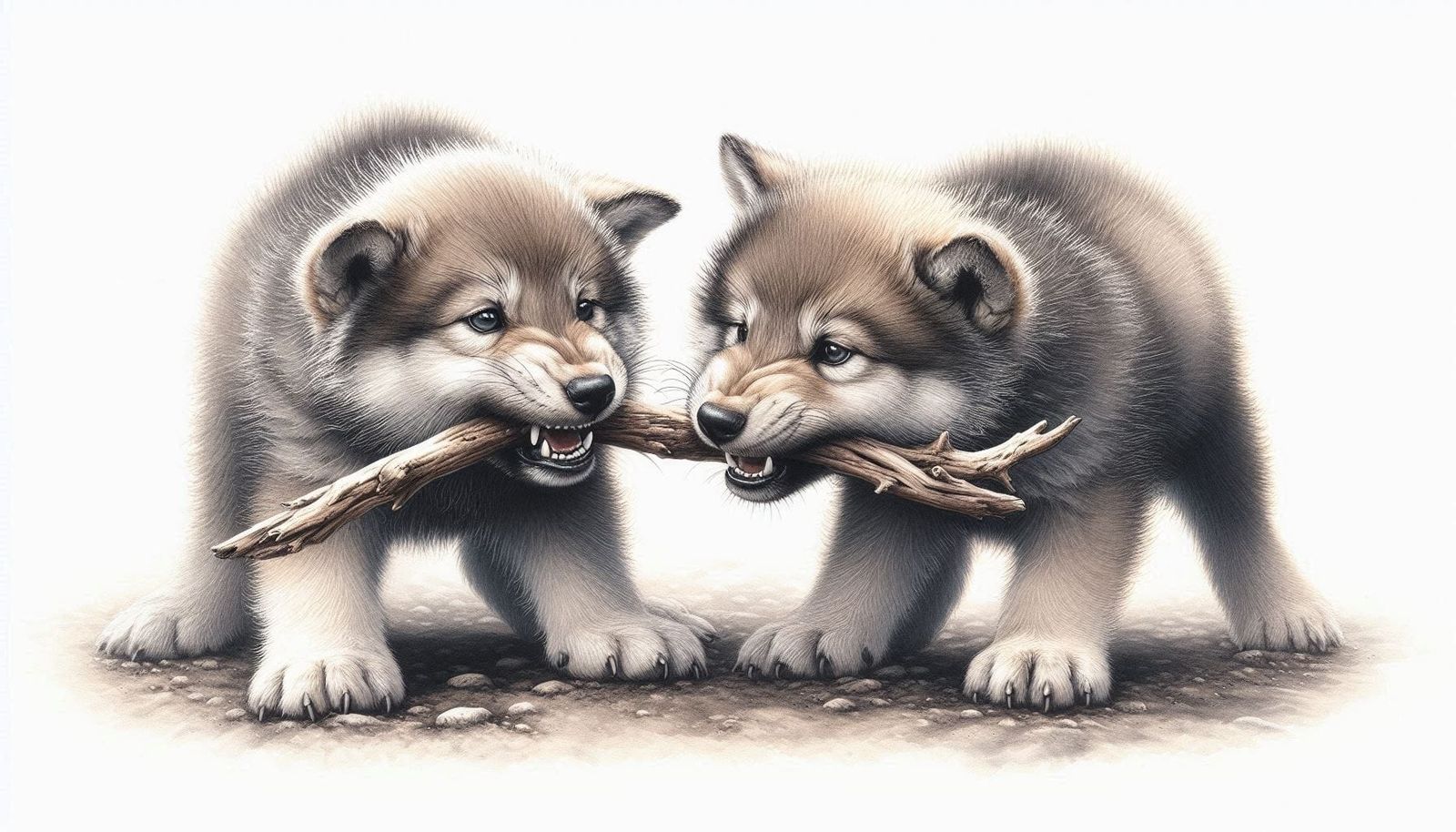 Wolf pups