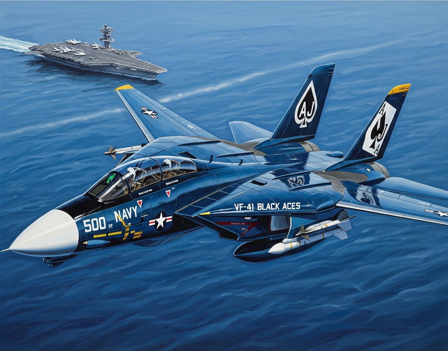 Grumman F-14D, VF-41 Black Aces, #3