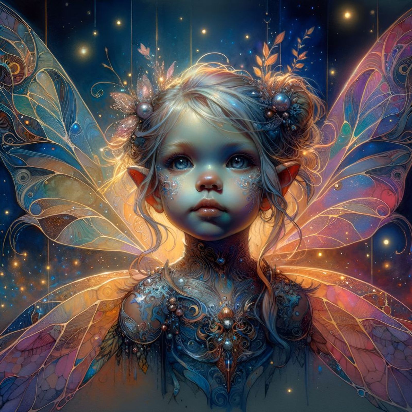 Sparkly Glow Fairy - AI Generated Artwork - NightCafe Creator