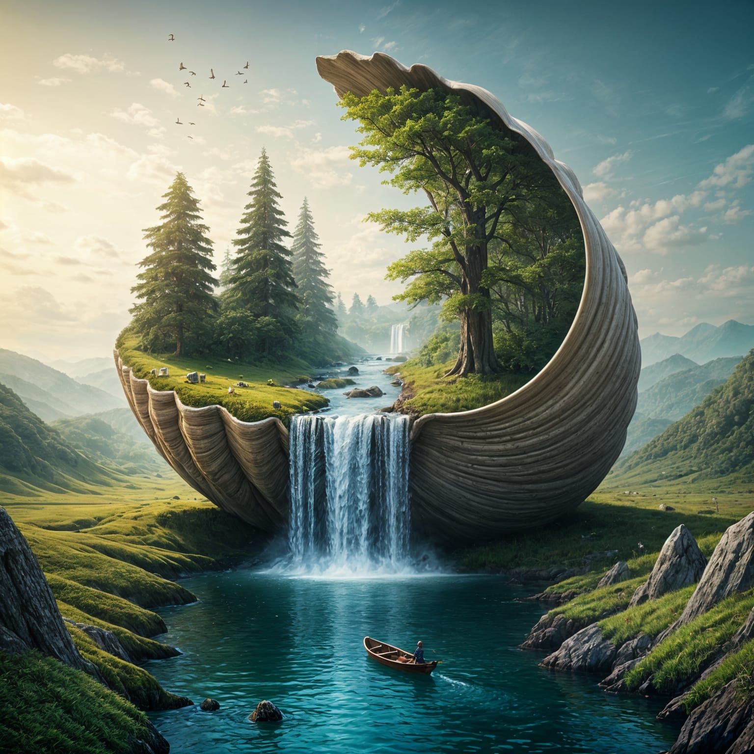 Seashell world  by @Isla