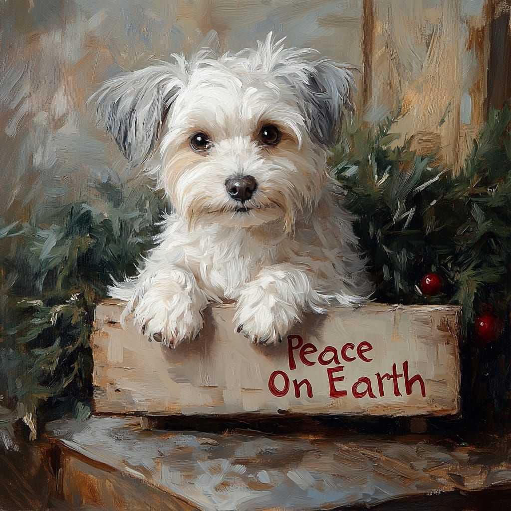 Odie Wishes Peace on Earth