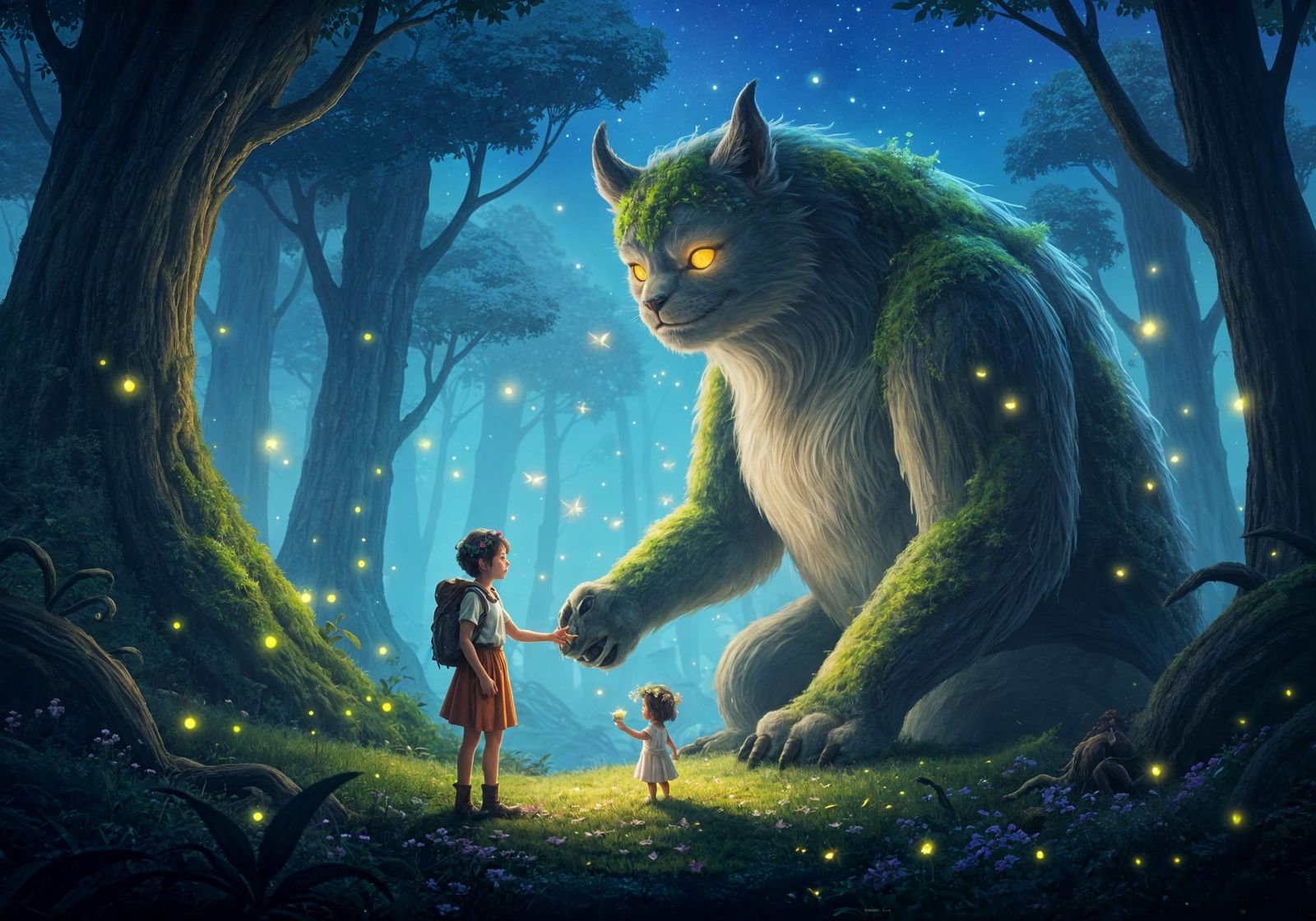 The Gentle Guardian of the Glade  by @Chib