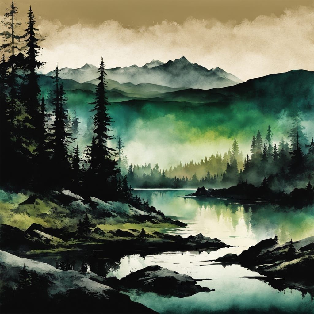 Mountain Lake  by @In Nature