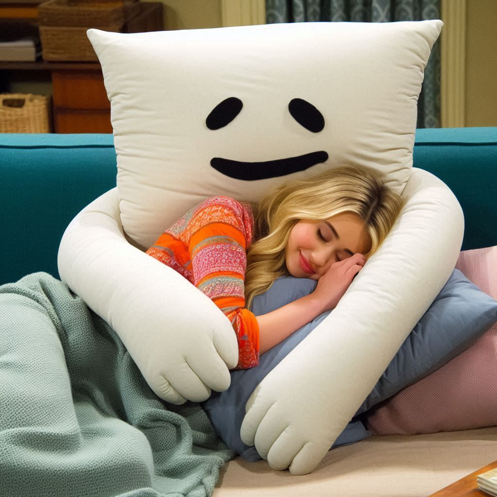 "My pillow likes me"