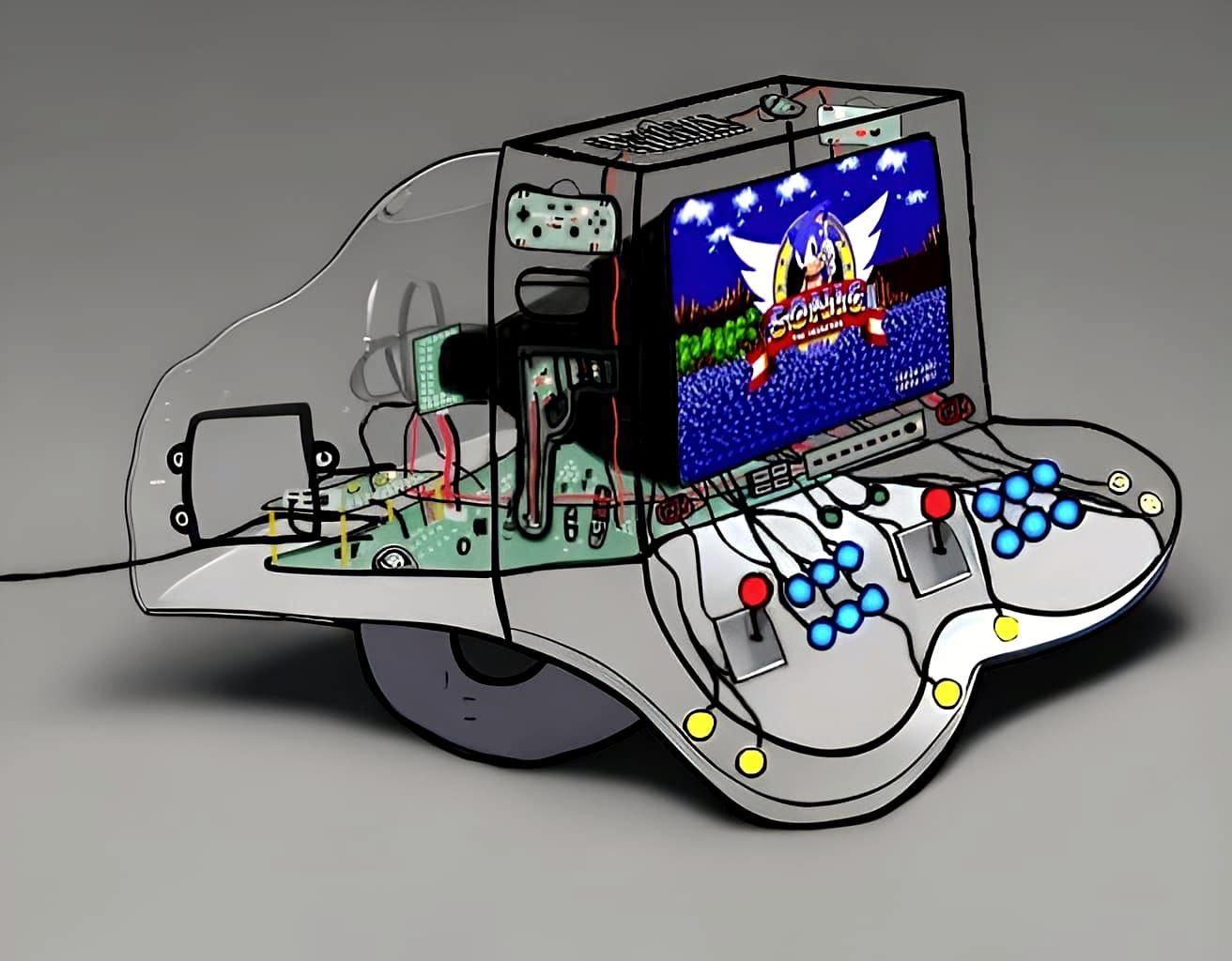 All in one CRT TV for retro gaming