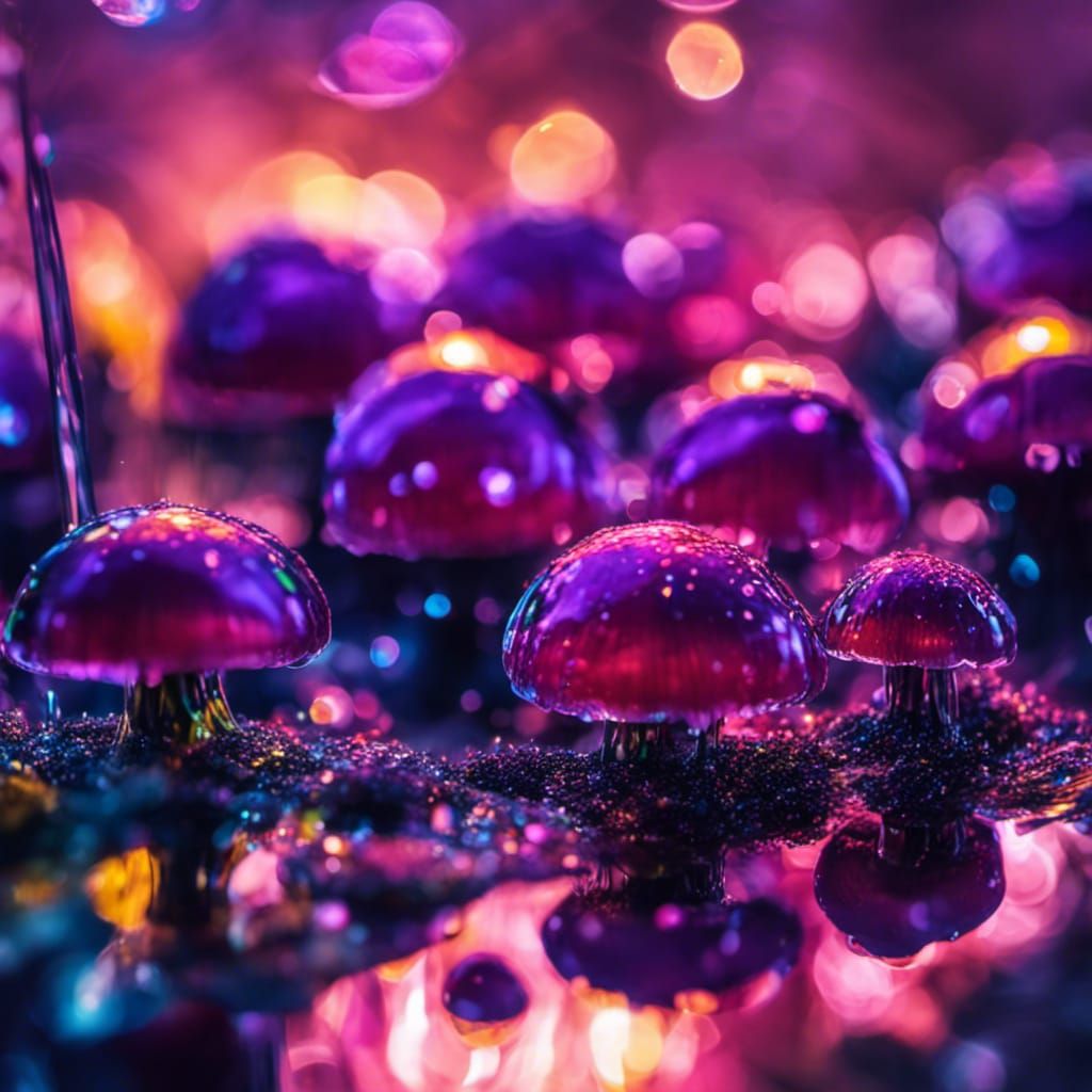 Glass mushrooms