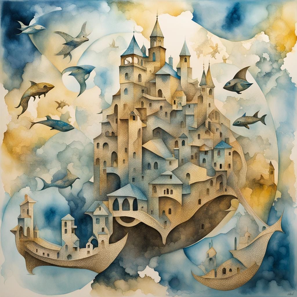 Escher, escher, escher, collage...