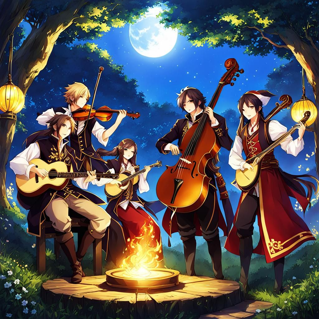 Bard Band - AI Generated Artwork - NightCafe Creator