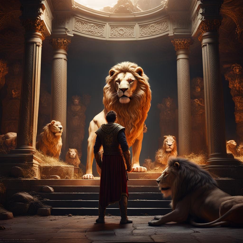 David in the lion's den