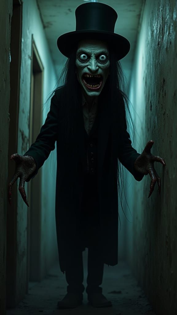 Lon Chaney as the "Man in the Half-Mask" from the silent film "London After Midnight"