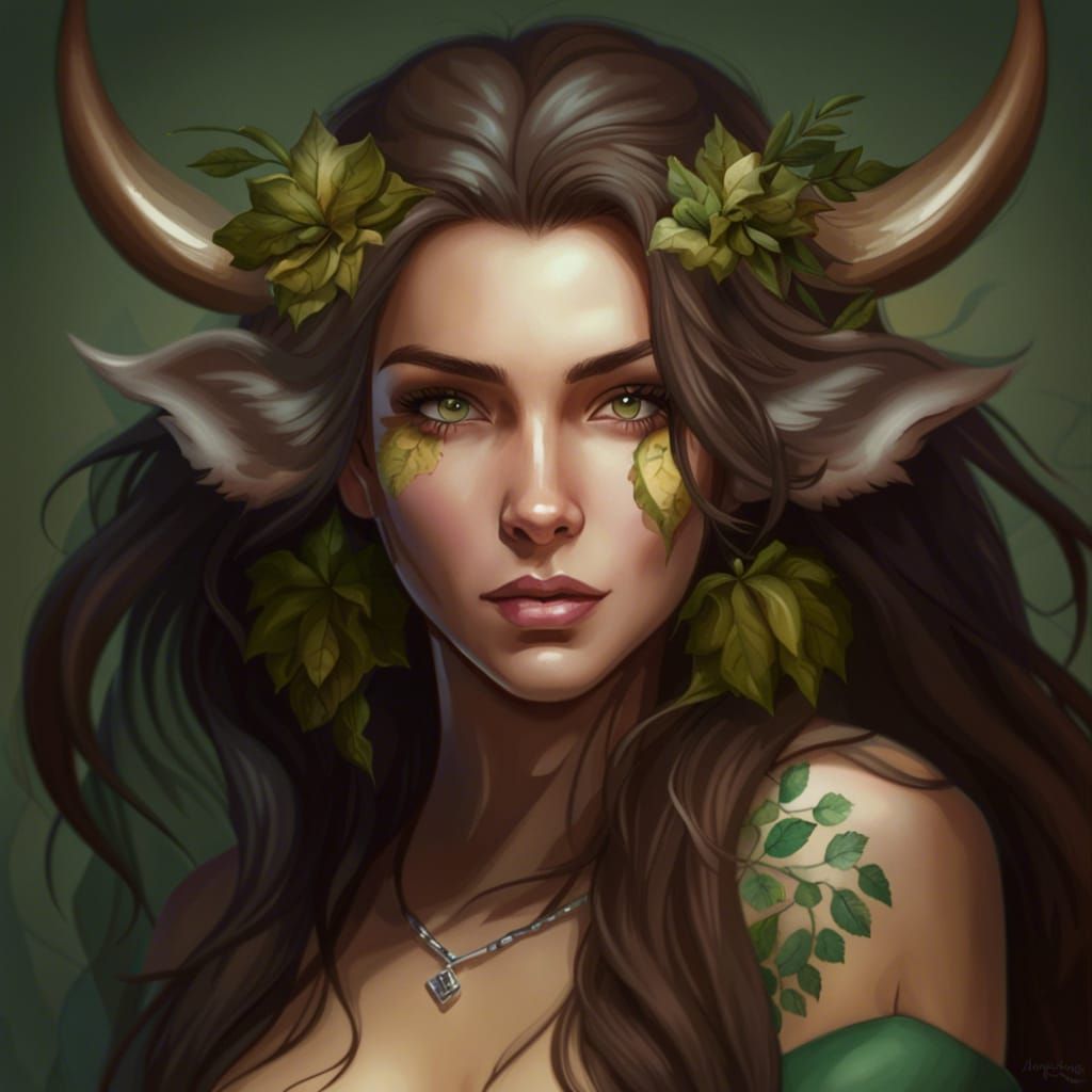 Zodiac Goddess Taurus - AI Generated Artwork - NightCafe Creator