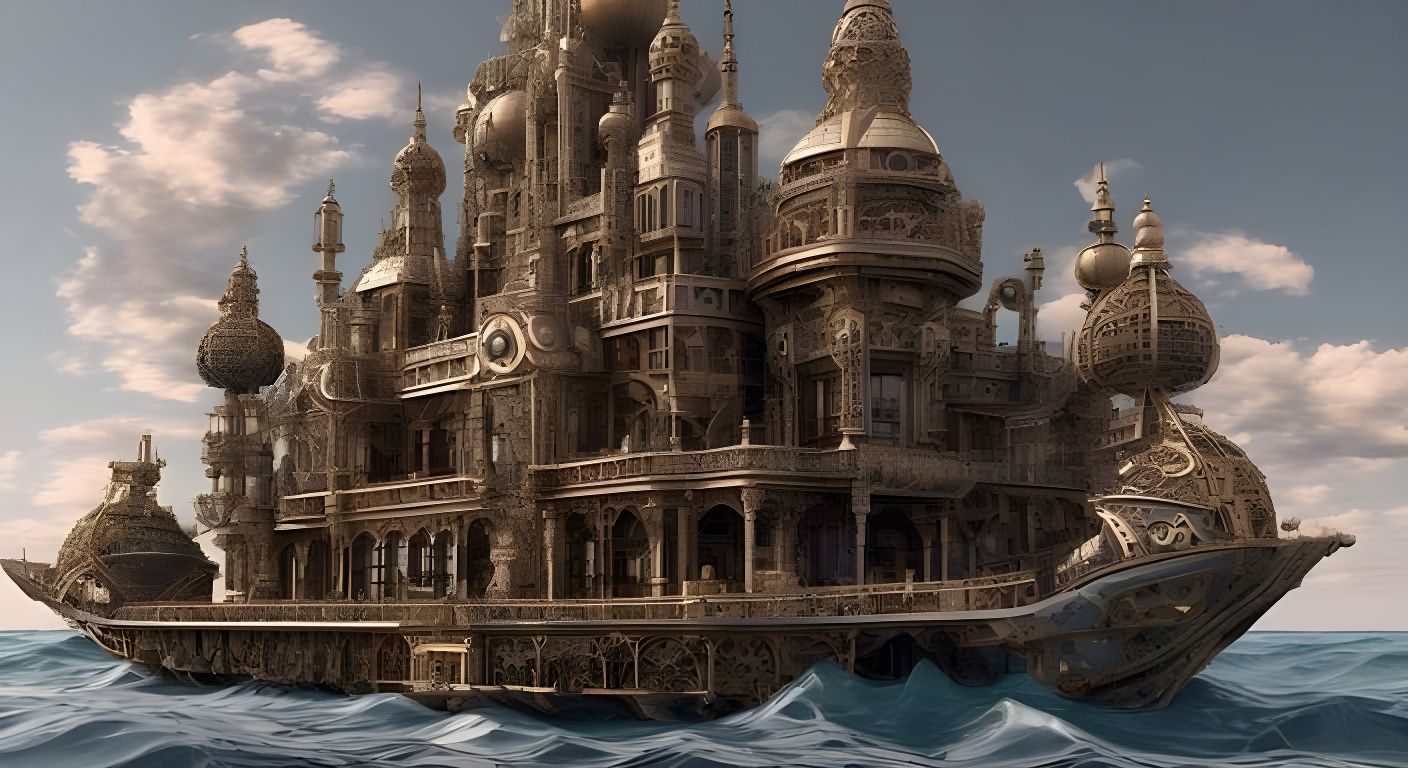 The fabulous floating palaces of the water world of Lysenqwi...