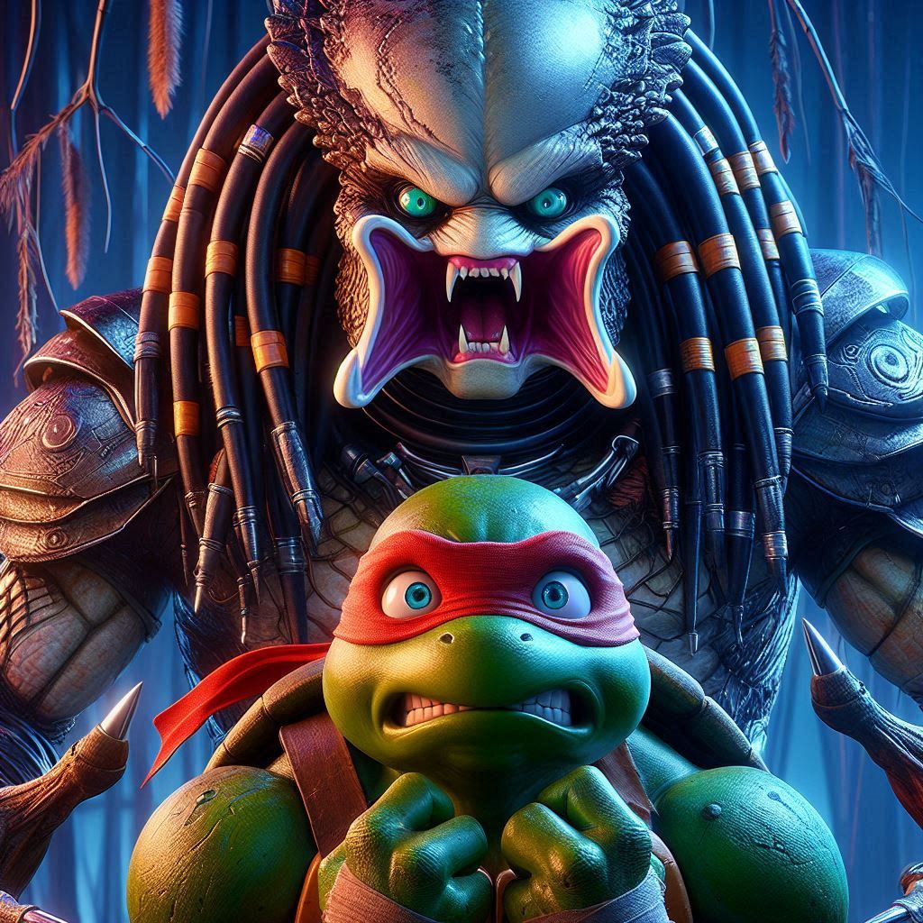 Teenage Turtle and Predator