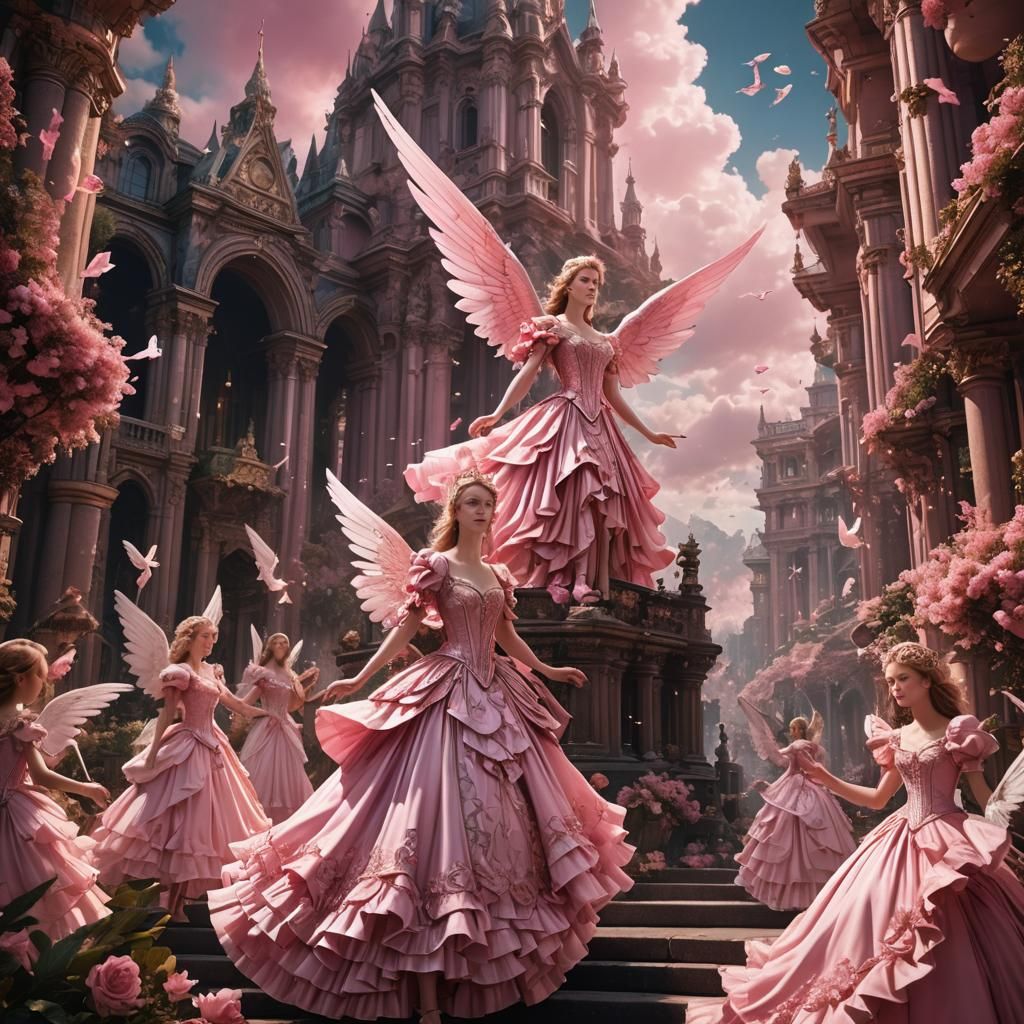 A vision of heaven where all the angels are sissies in frill...