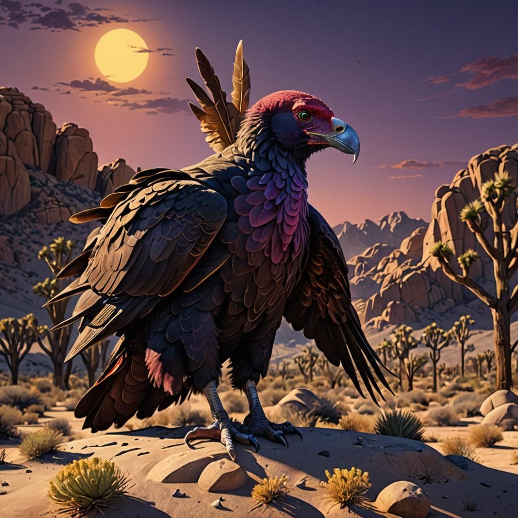 Roosting Turkey Vulture
Joshua tree
Desert a masterpiece, 8k resolution, dark fantasy concept art, by Greg Rutkowski, d...