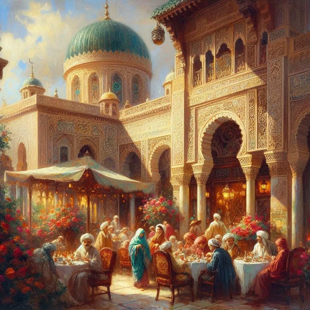 Coffee house in Morocco