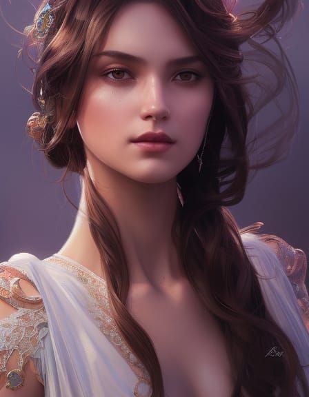 A girl from a fantasy world - AI Generated Artwork - NightCafe Creator