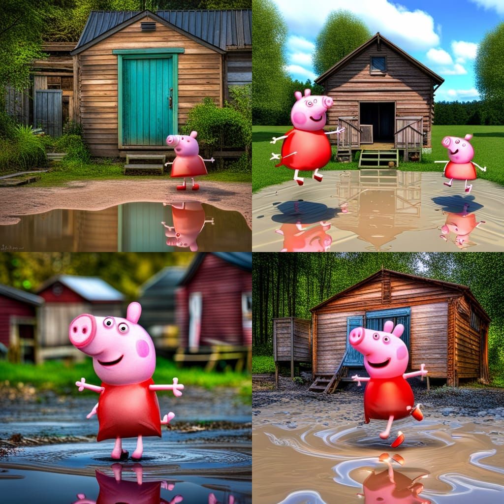 Pigs in Puddles