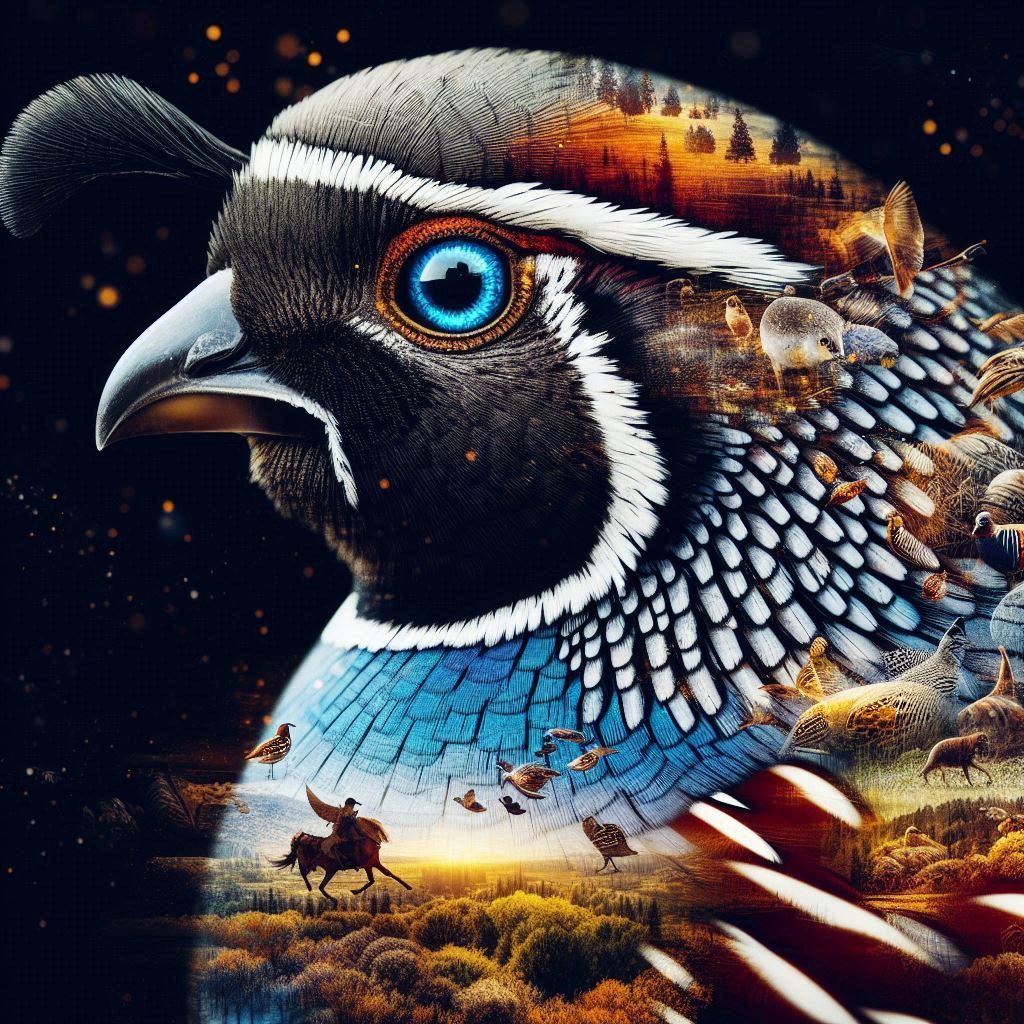 Quail-Double Exposure #4