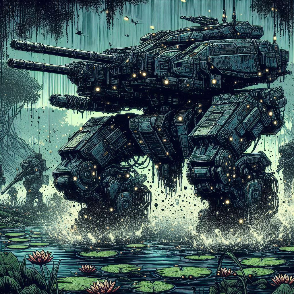 All terrain heavy artillery