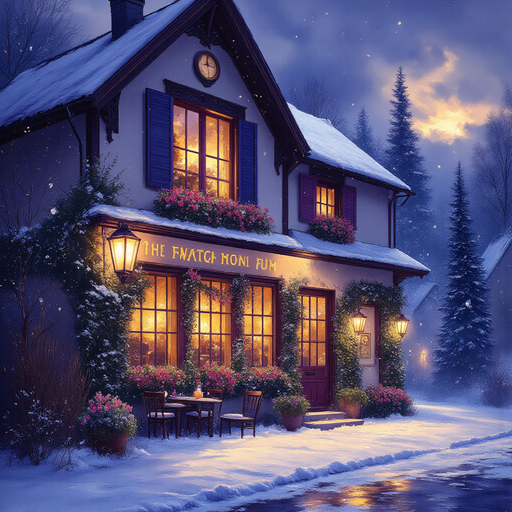 Switzerland local ornate pub