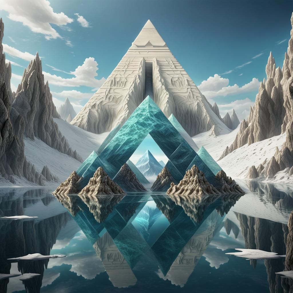 Pyramid - AI Generated Artwork - NightCafe Creator