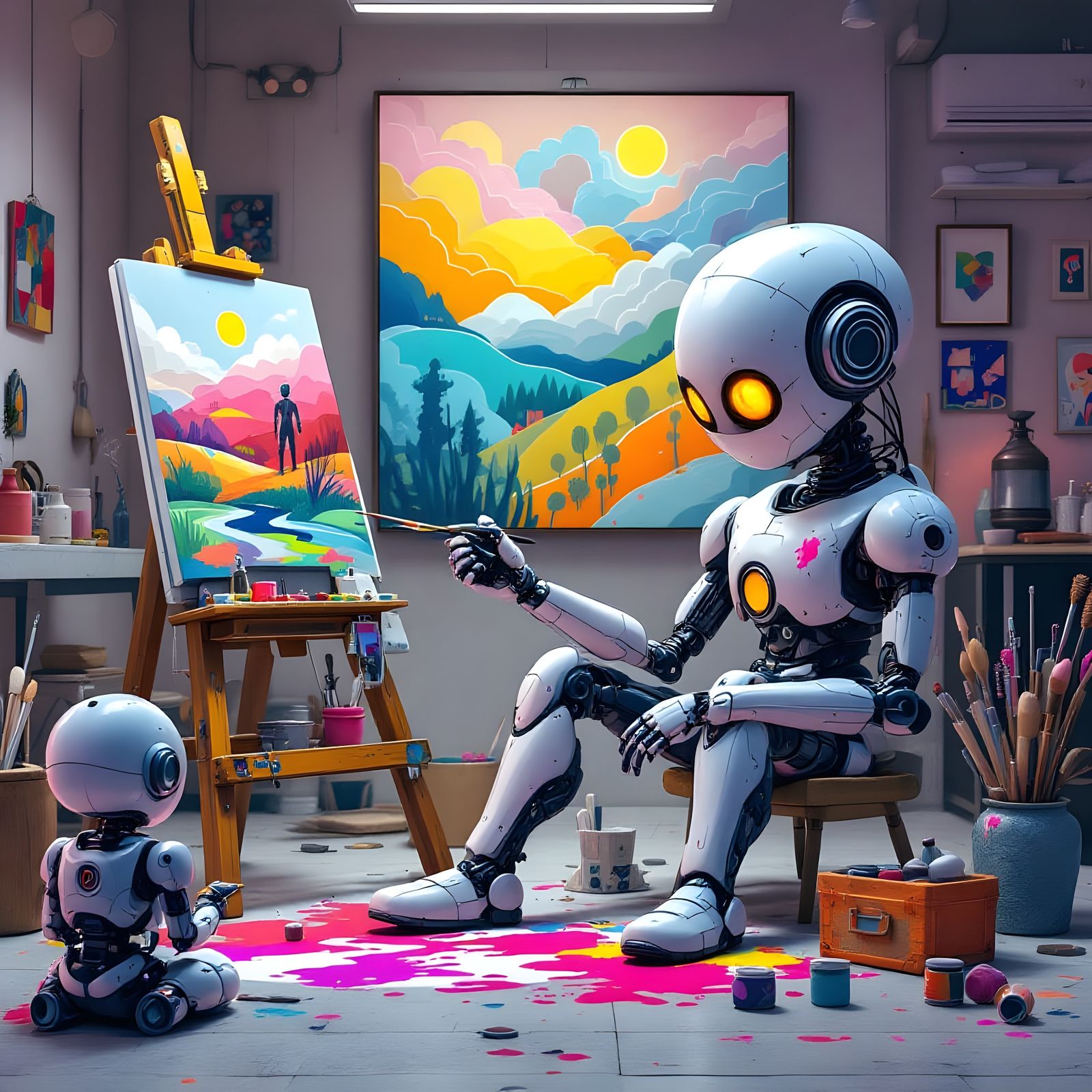 AI Artist  by @Pwatopus