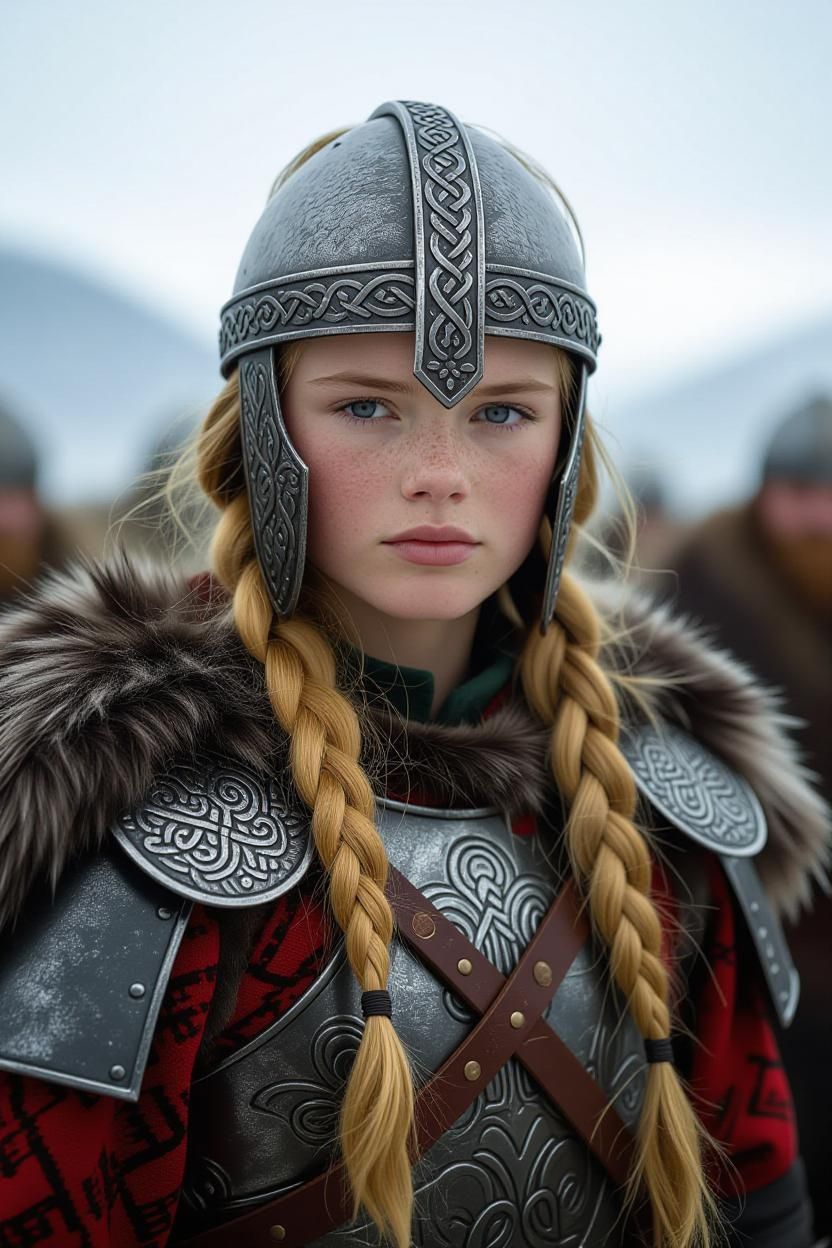 Viking warrior shieldmaiden