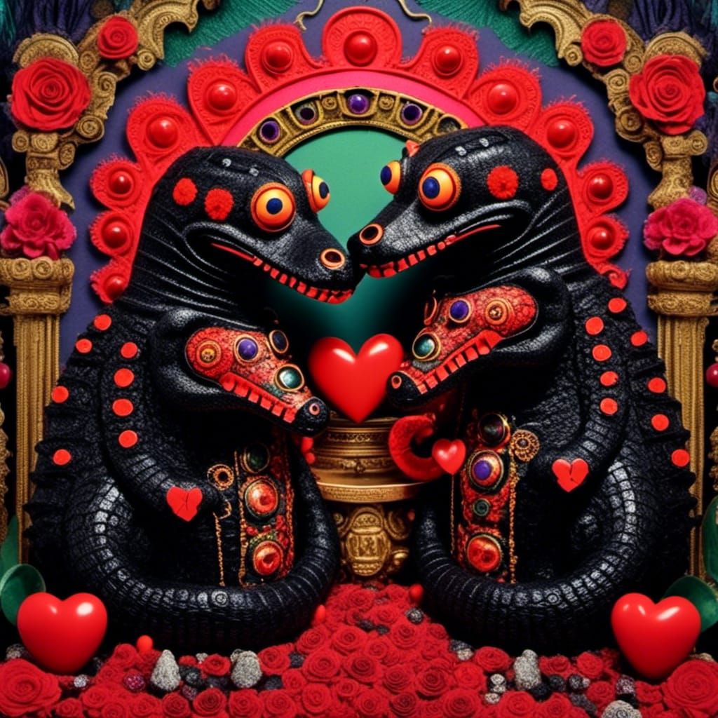 <lora:Monkey Queen:1.0> I Lava you 