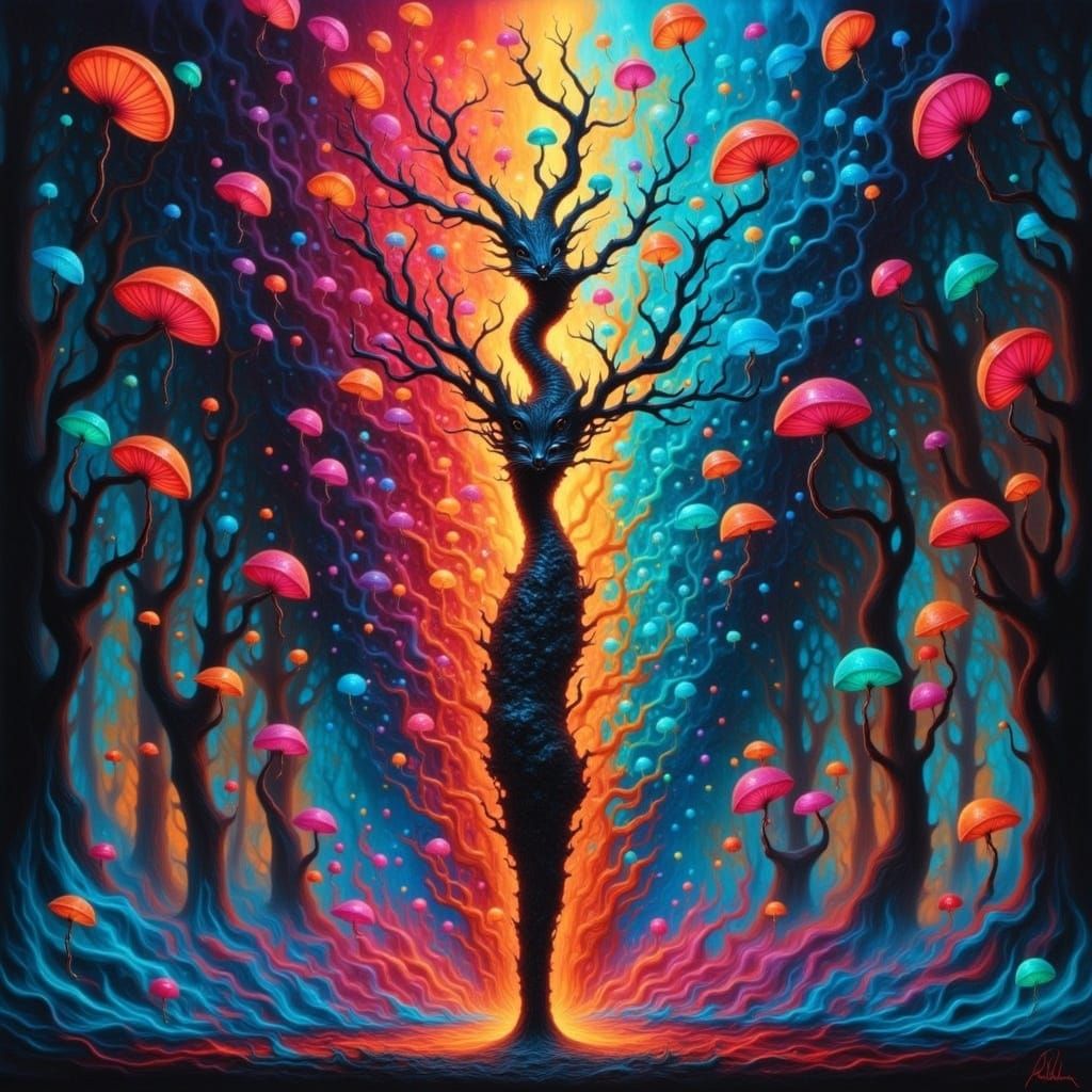 (Cynosure:1.9) <lora:Creepy Cool Flux:1.0> 