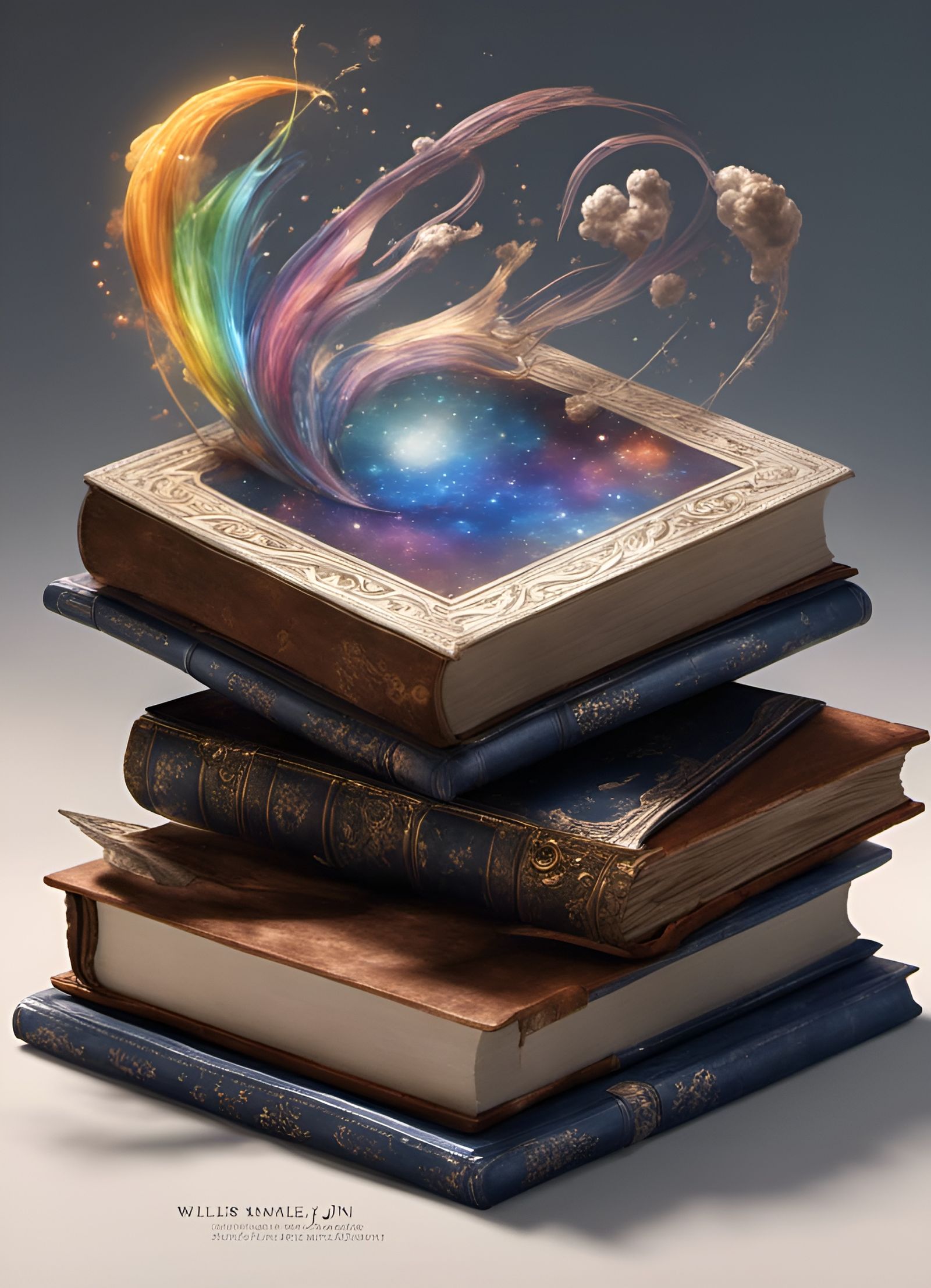 Magic book - AI Generated Artwork - NightCafe Creator