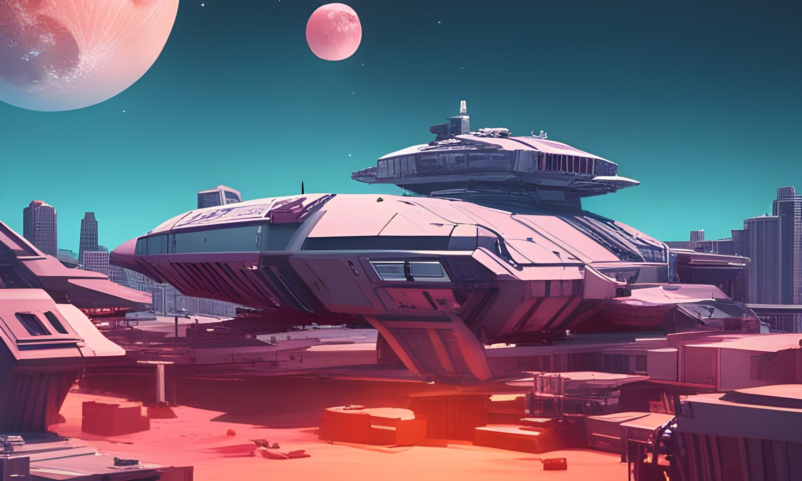 Spaceship "Star Explorer"  by @shurupovertman