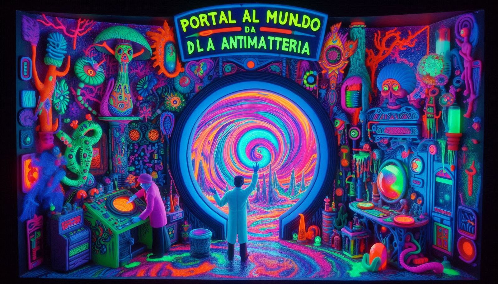 Portal al mundo de la antimateria.