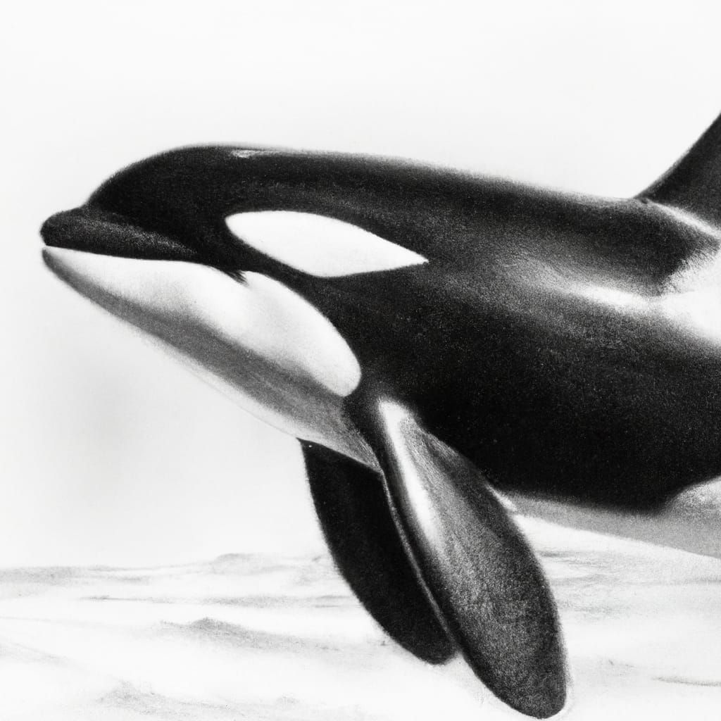 Lead Pencil Orca #5 - AI Generated Artwork - NightCafe Creator