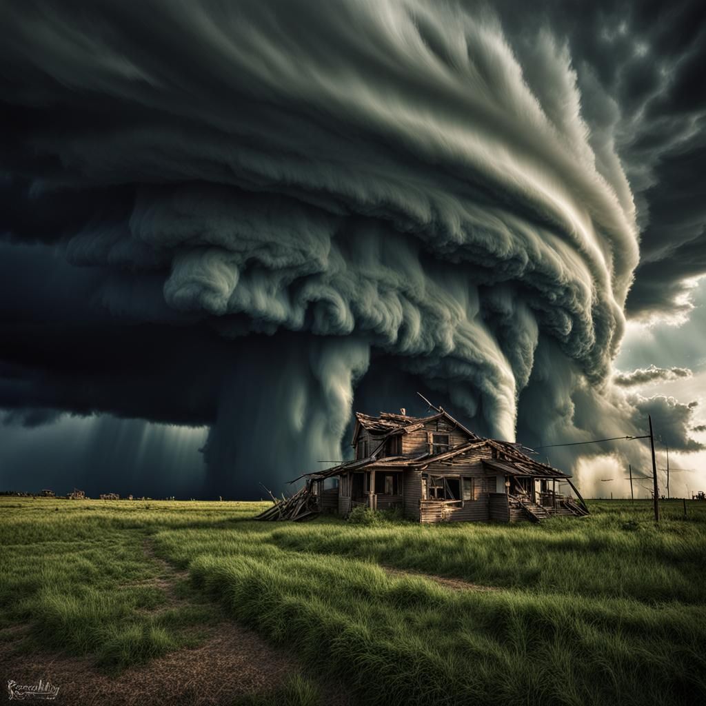 Nature's Fury: Tornado Alley  by @douwelwd