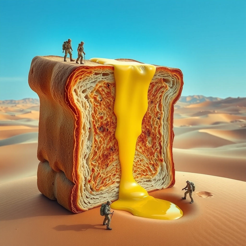 nobody could explain the giant slice of toast that appeared.   by @Mark_Loves_Coffee_