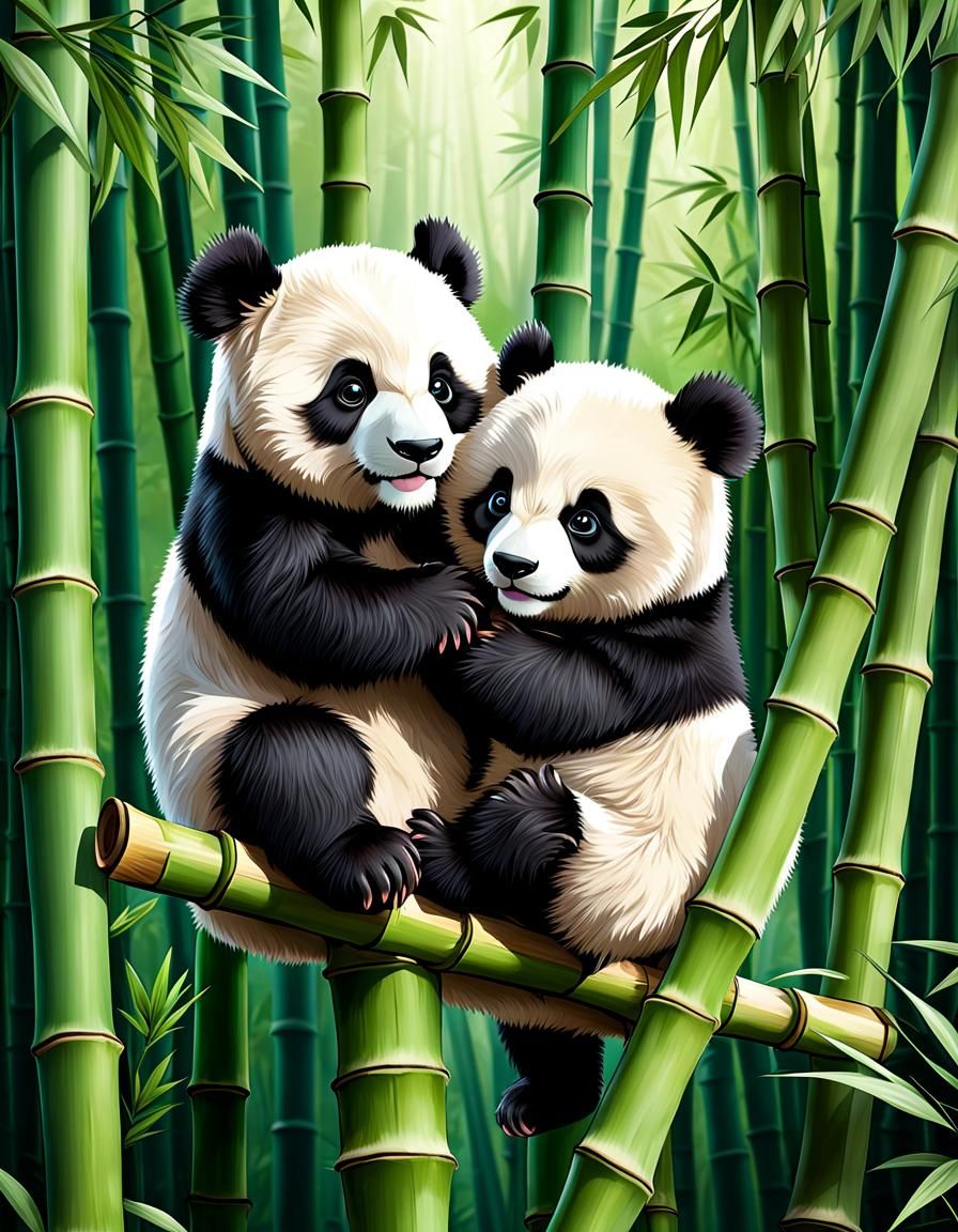 Panda Family 
