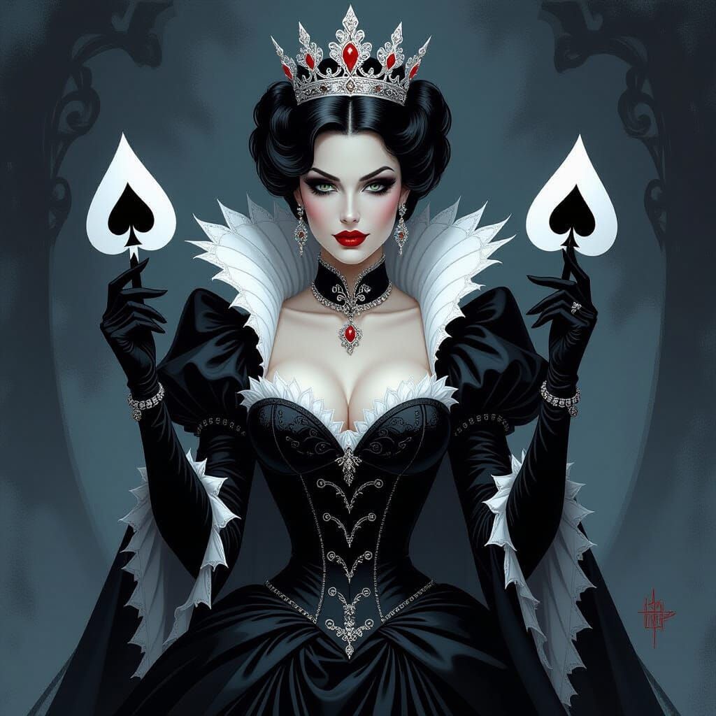 Queen of Spades  by @Baleygr Erebus