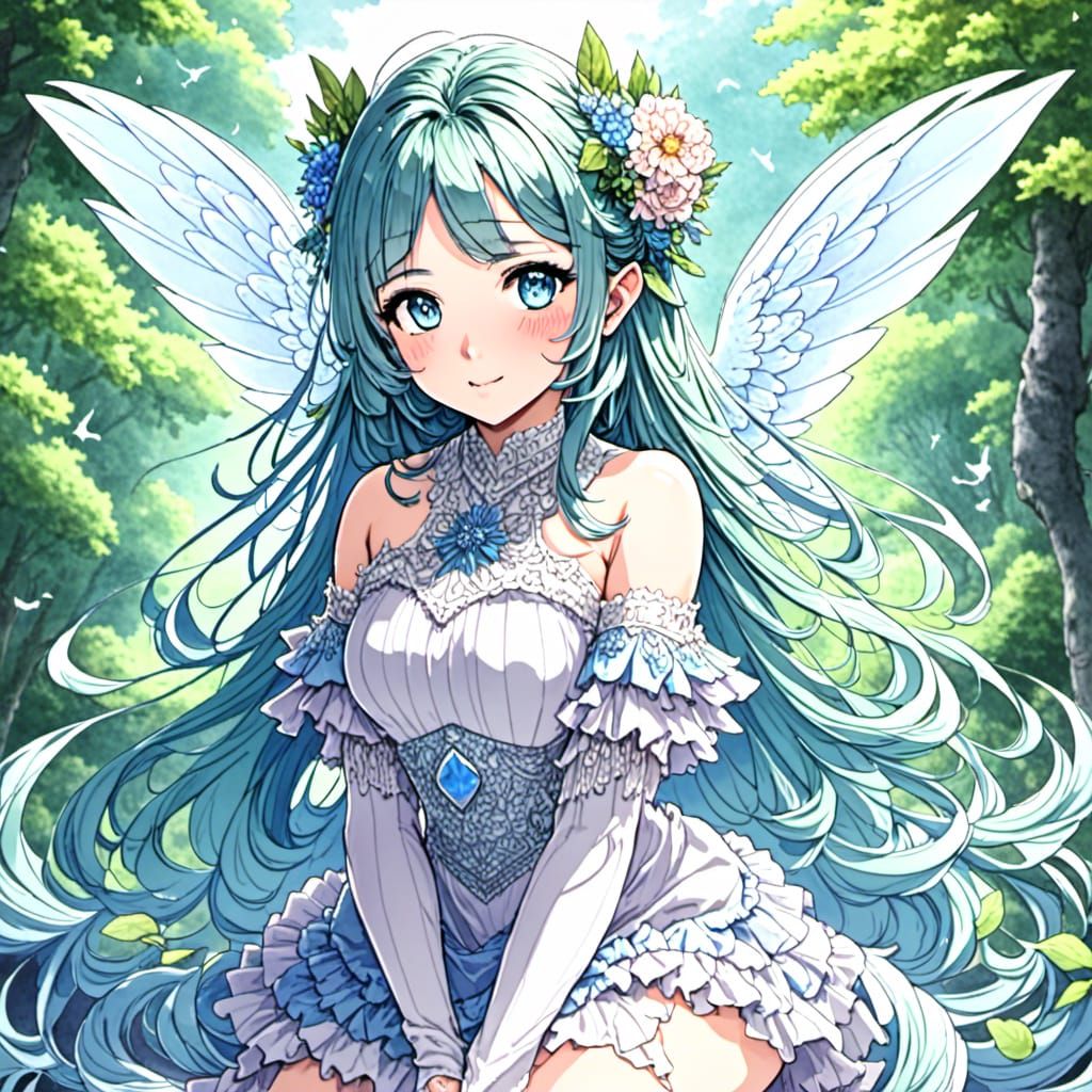 Forest Goddess (SDXL 1.0) <lora:GoblinFantasy V1>