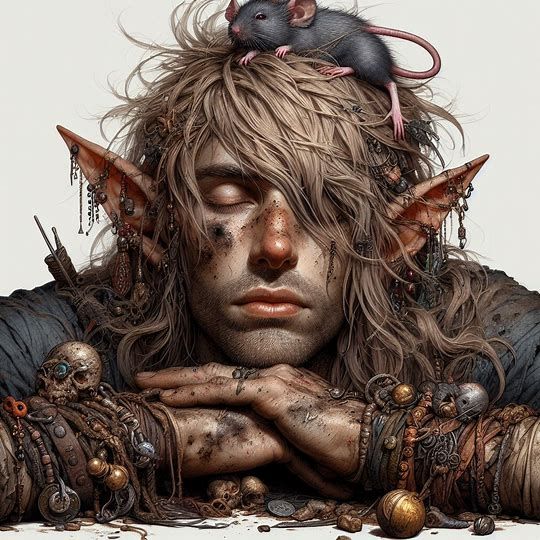 Freddy is tired after foraging all night.