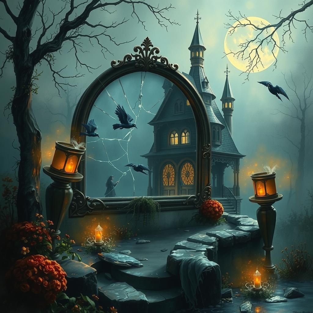 broken mirror  by @Sara