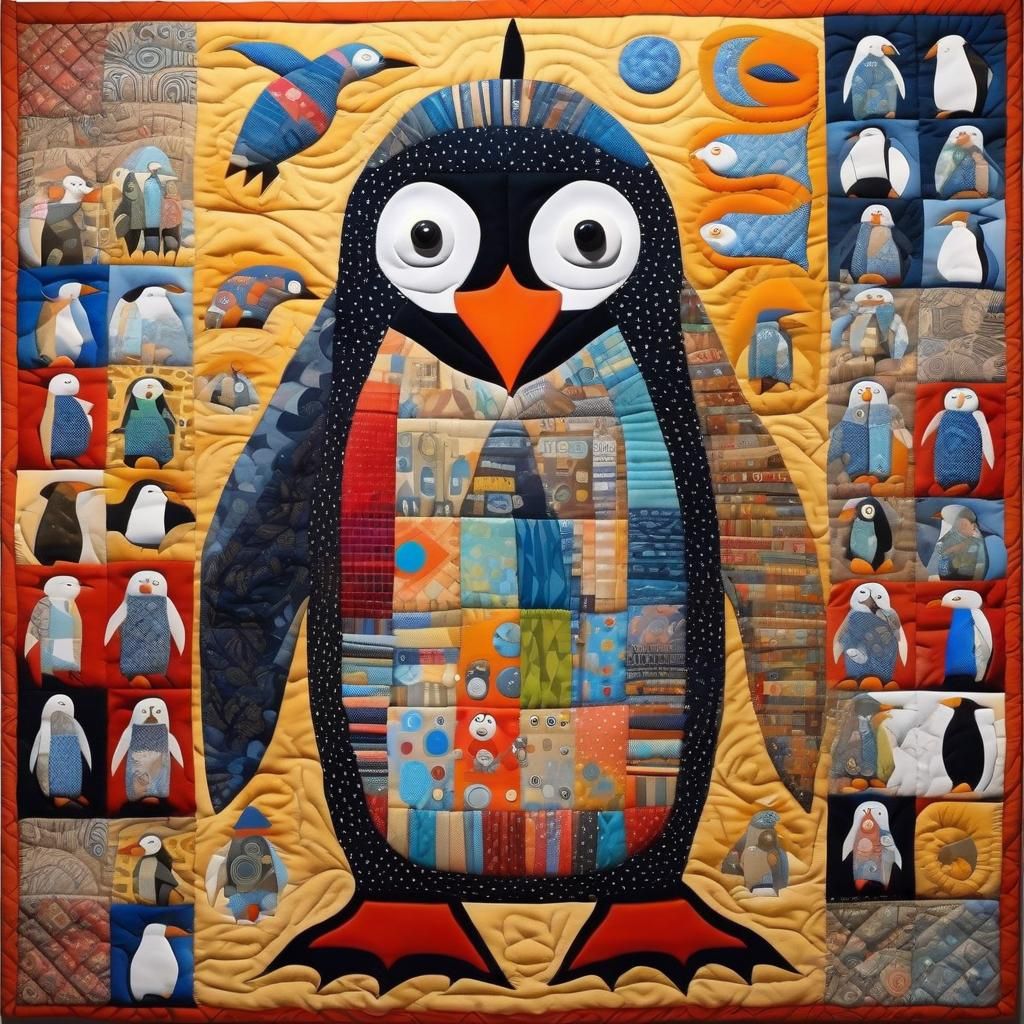 Penguin quilt.