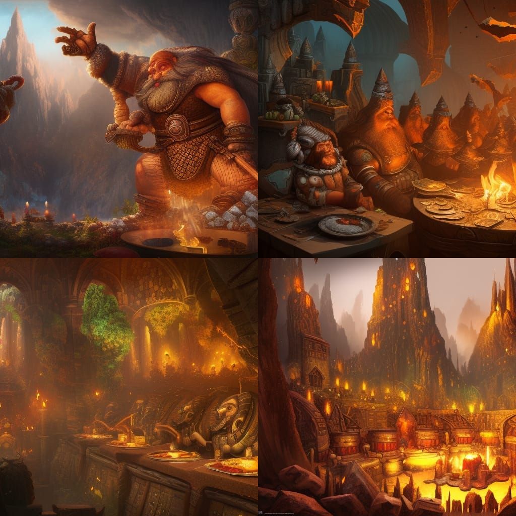 Dwarven feast