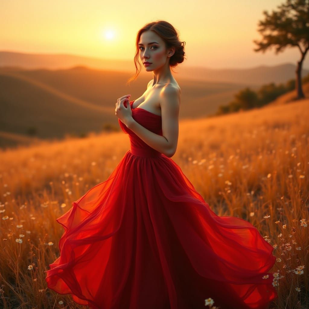 <lora:Anastasia:1.0> woman in red