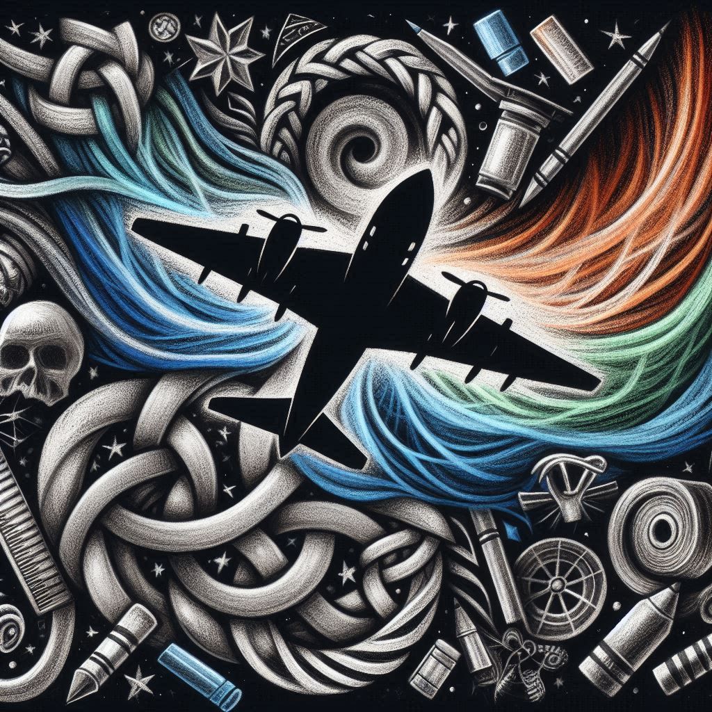 July 2024 Art Jam Images  celtic knot work