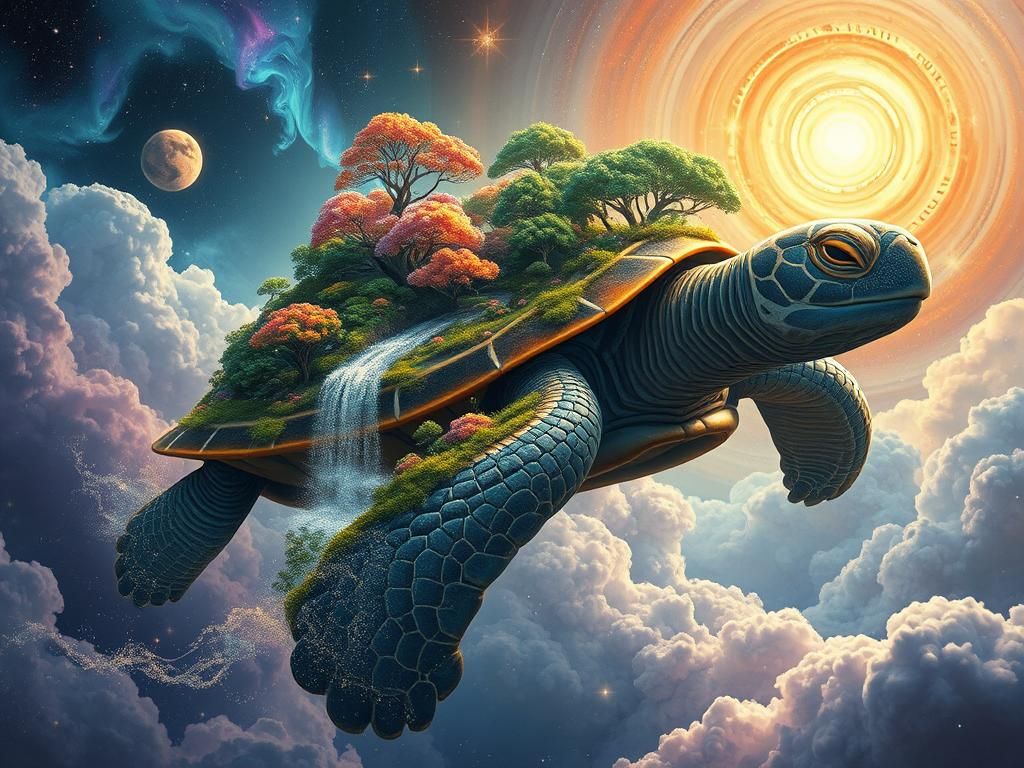 The world turtle.  by @The_Anonymous_User