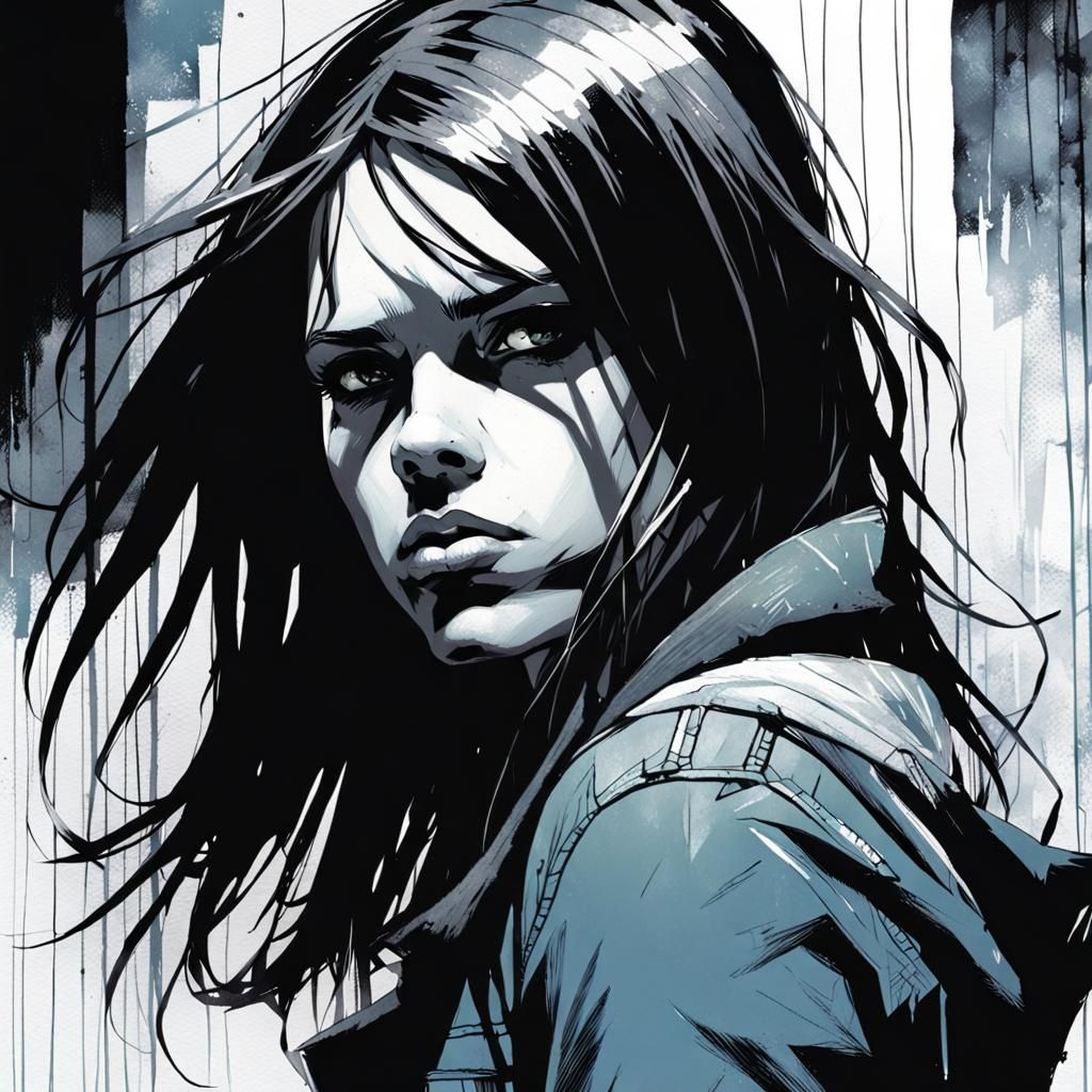  A girl by Becky Cloonan and Guy Denning and Mike Deodato