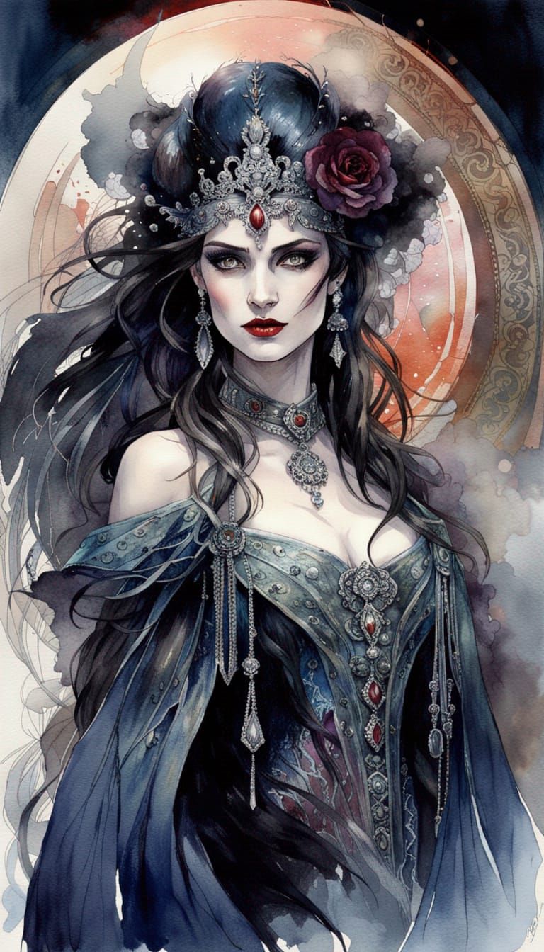 Vampire queen  by @Fiste