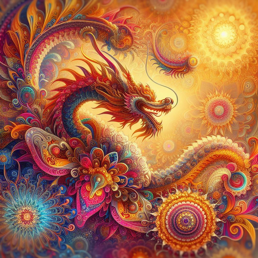 Fractal Filigree Dragon